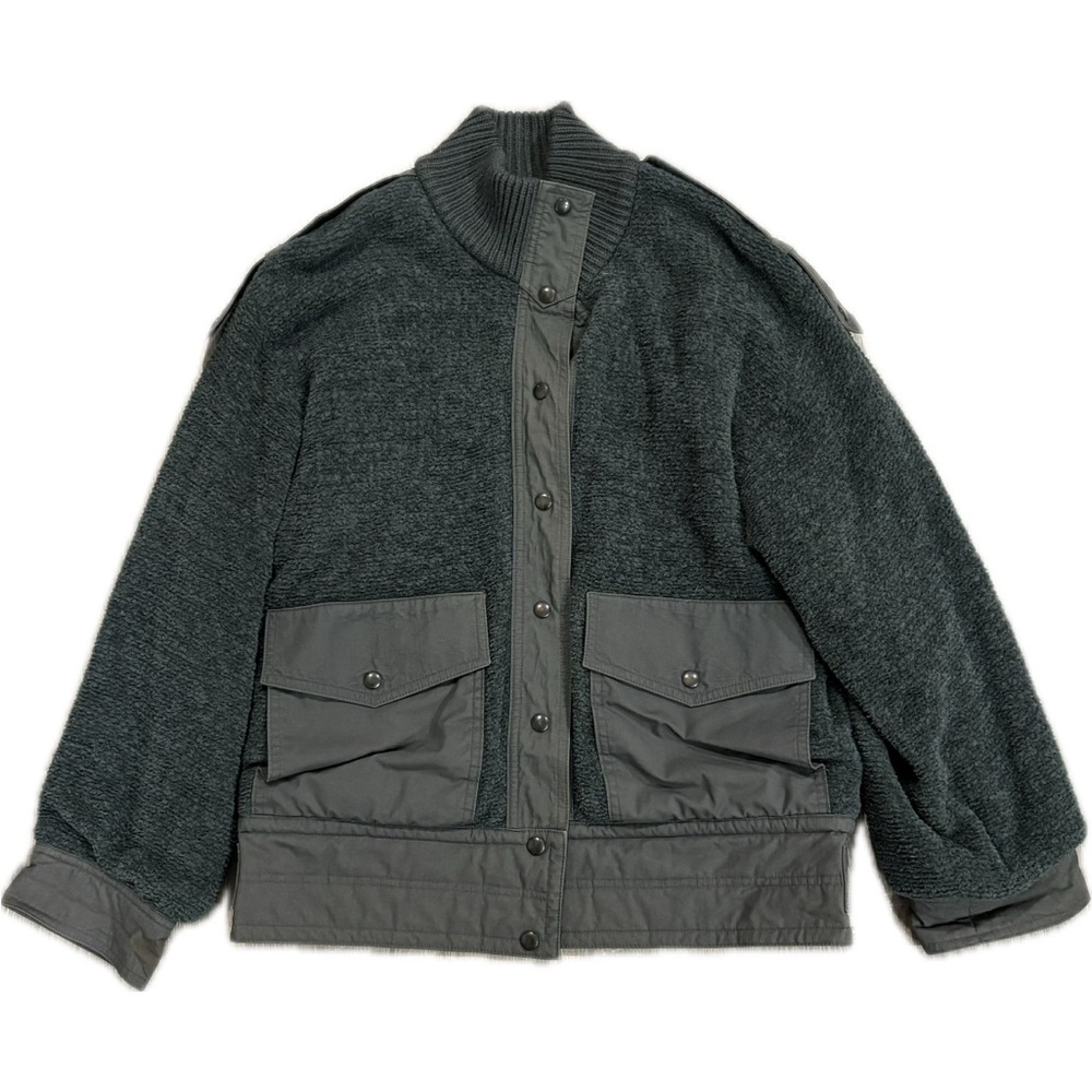 VINTAGE Laurel by ESCADA wool alpaca military bomber jacket